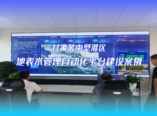 甘肅試點灌區建設案例